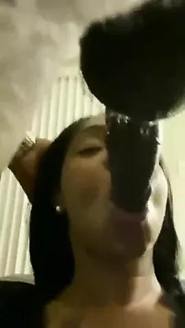Black bull facefucking deep ebony slut