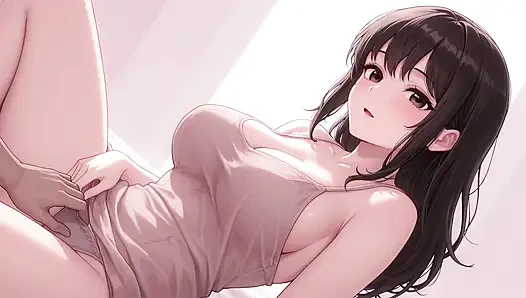 My friend asked me to jerk off to her and cum on her