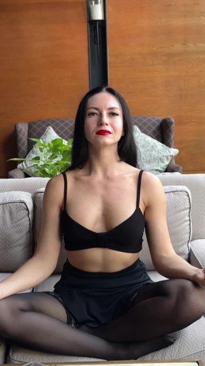 Brat Domme Mindfuck Meditation - Brainwash & Ruin Your Cock in Lotus Pose | Clip 2