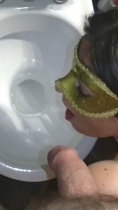 After she tried my step father's piss🙏I never wash my fat dick with water again! humiliation human urinal | Clip 1