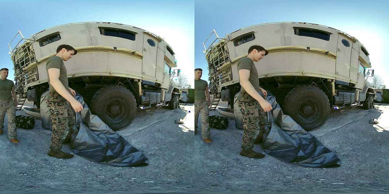 Secret bisexual recruit gets his ass pounded by handsome sergeant
