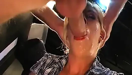 Blonde Bombshell Gangbanged Hard by Multiple Cocks