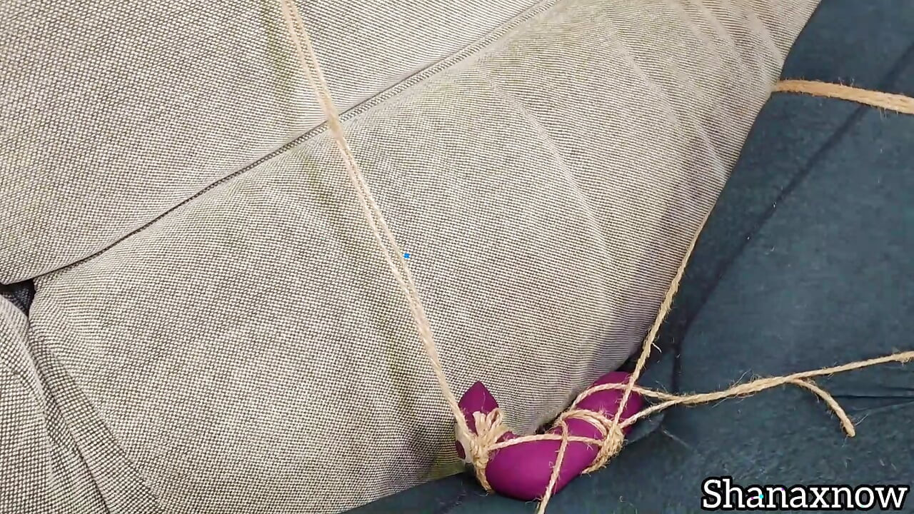 ROPE BONDAGE IMPOSED ORGASM BIG ASS WORSHIP CLENCHING PART 1