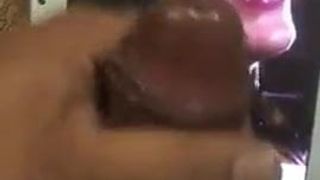 Cocking katrins s lips