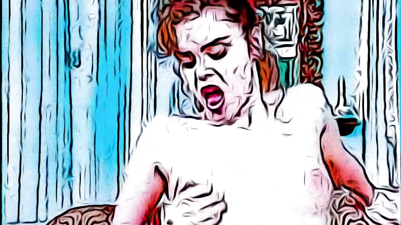 Porn-Art n.3 - Pop Art Orgy at home (AI-generated)