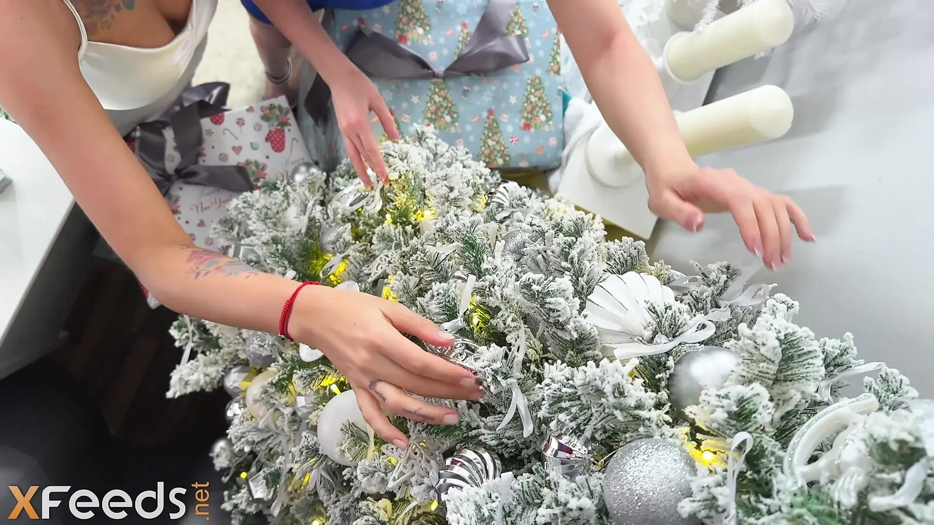 Anal threesome for New Year’s