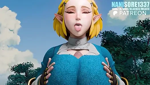 Princess Zelda Ahegao Titjob POV Rule34