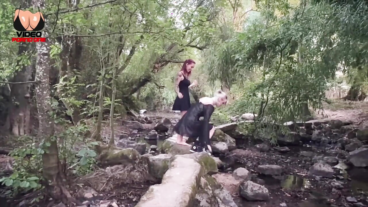 2 Girlfriends Get Fucked in the Woods by a Stranger!