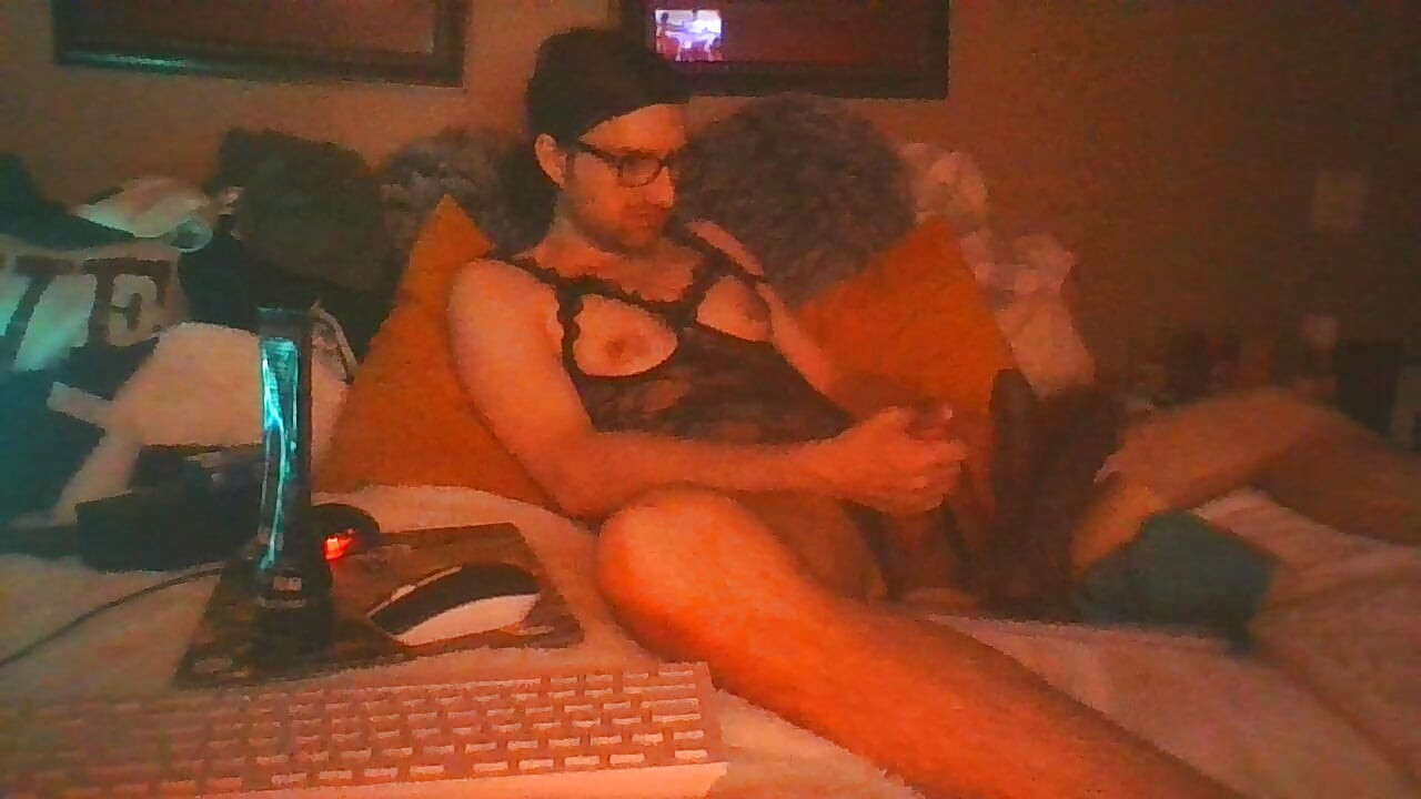 Sissy likes sucking BLACK DICKS