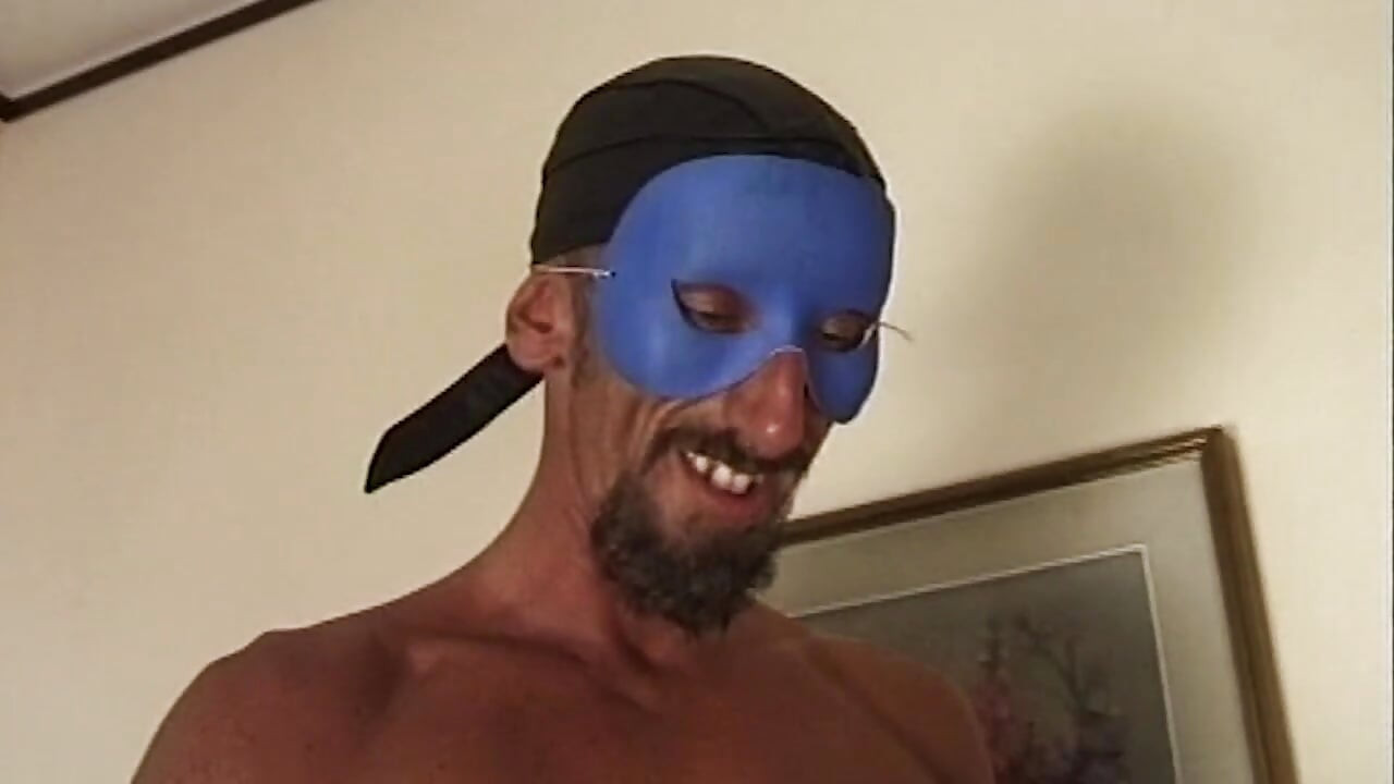 Masked MILF Sucks and Fucks Huge Cock on Couch