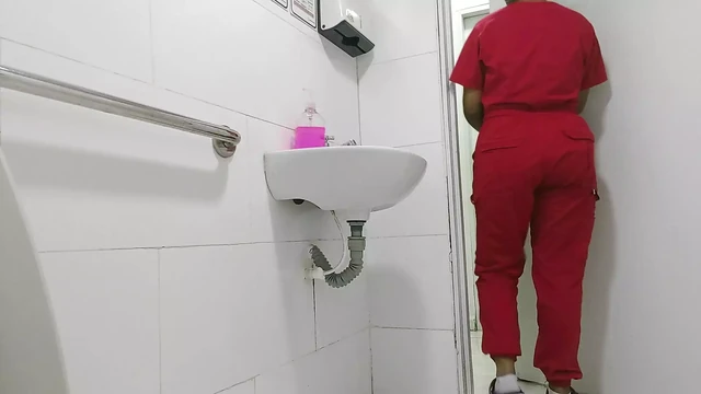 Caser camera records nurse in bathroom