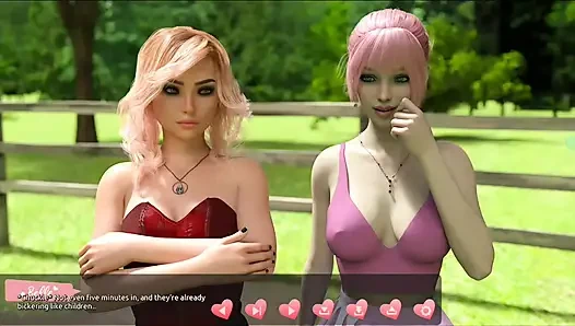 Helping the hotties # 2: Johannes sah Bellas möpse, während sie sich anzieht