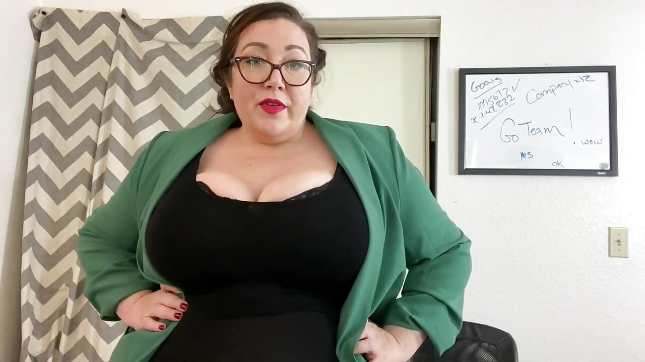 POV Busty BBW Coworker Fuck