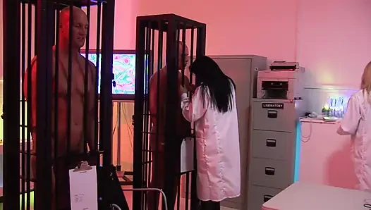 Hot chicks in the prison get adventurous and fuck with the prisoners