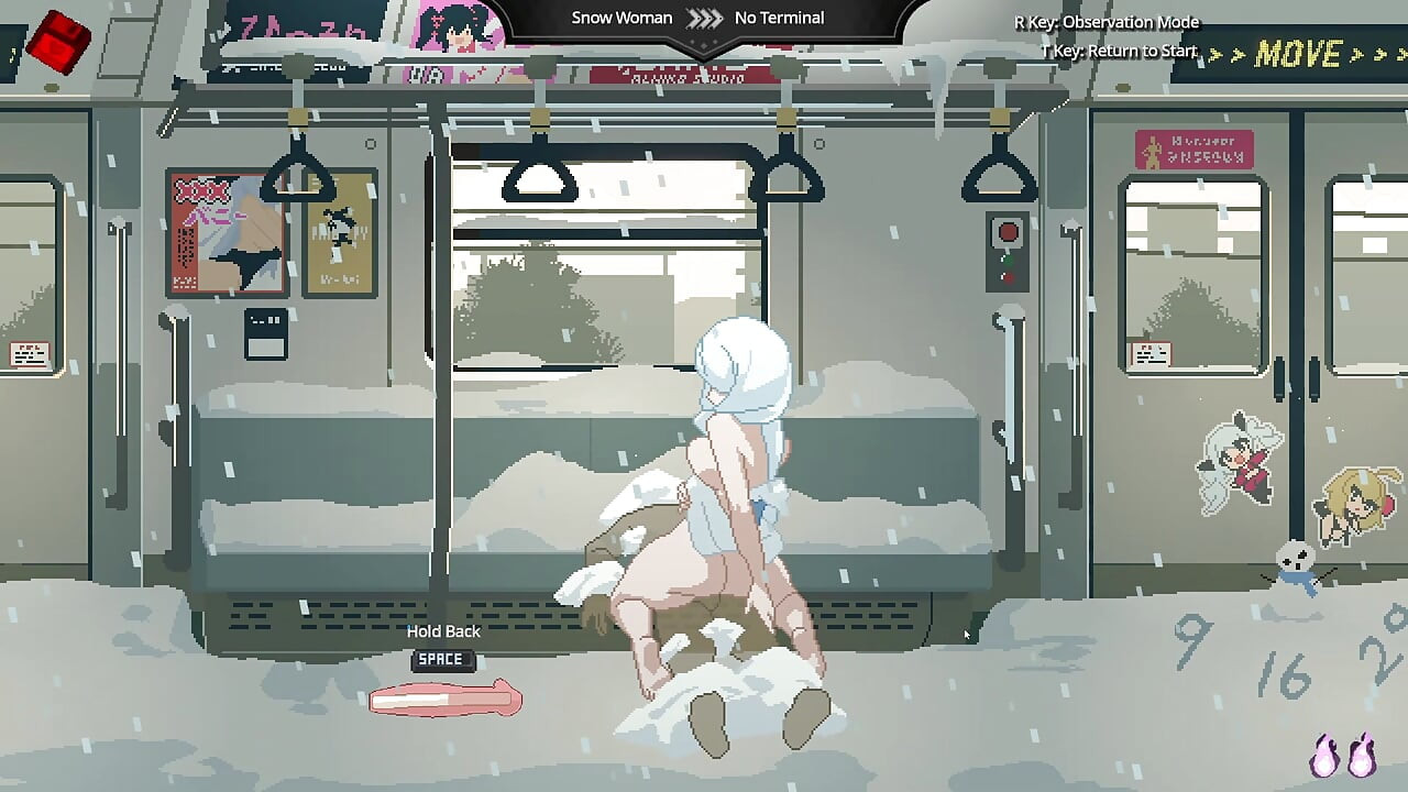 Fucking girls on a train (Train45 animations)