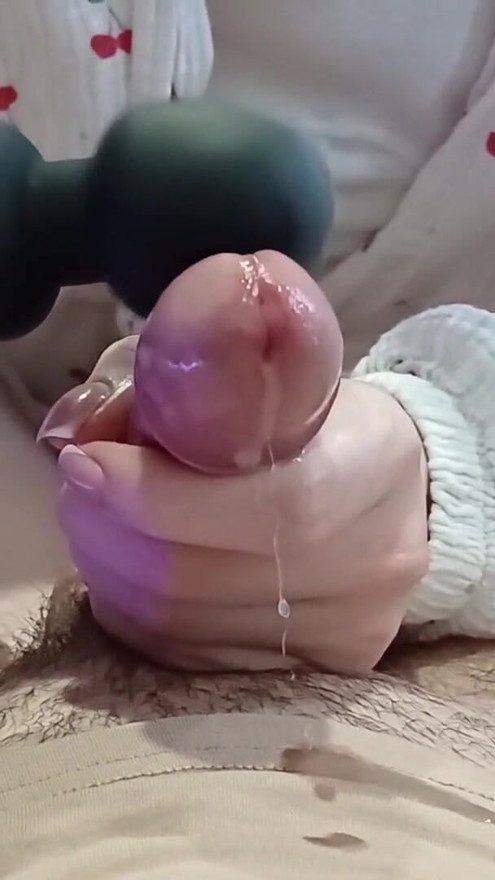handjob sperm extraction collection | Clip 2