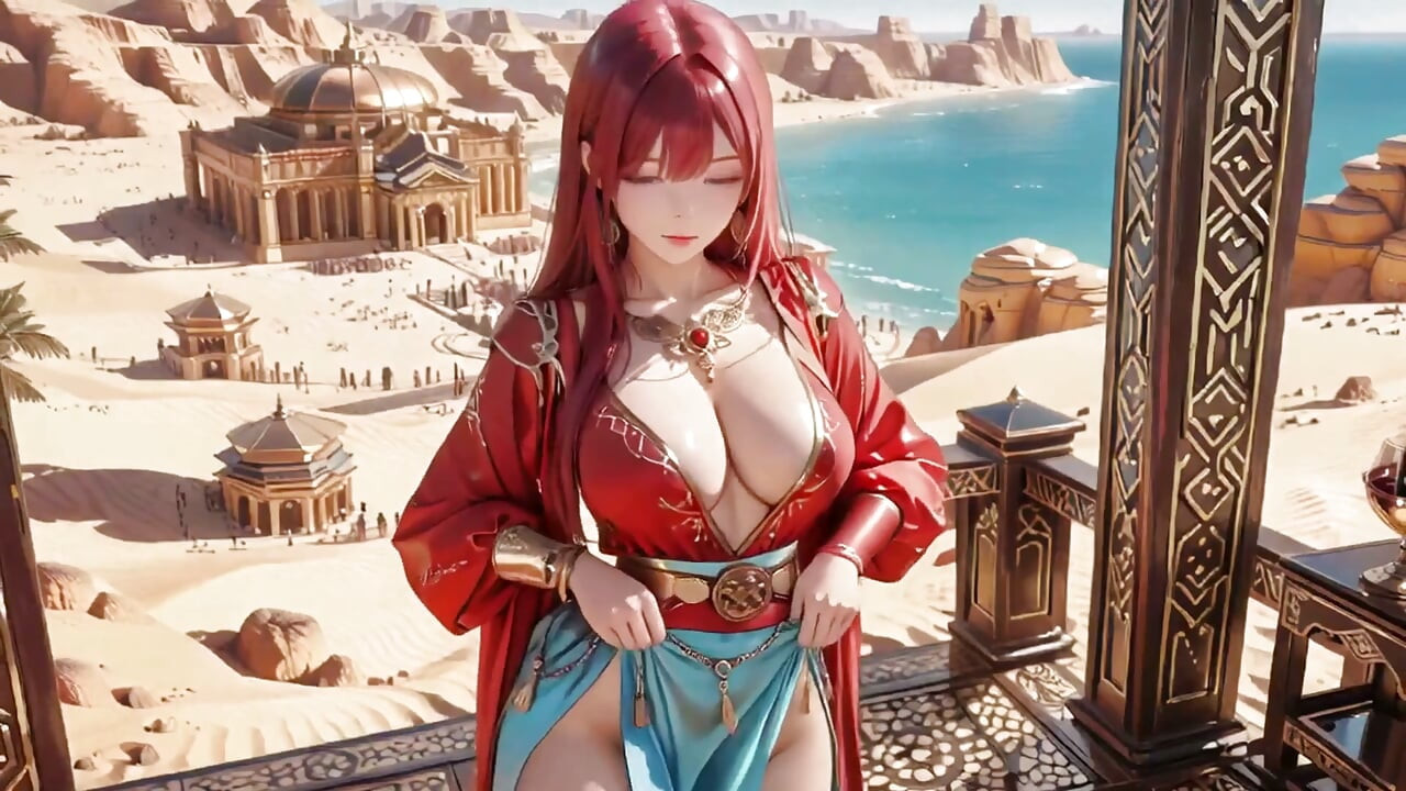 Red Queen in the Desert! Lazy Afternoon in the Golden Palace.