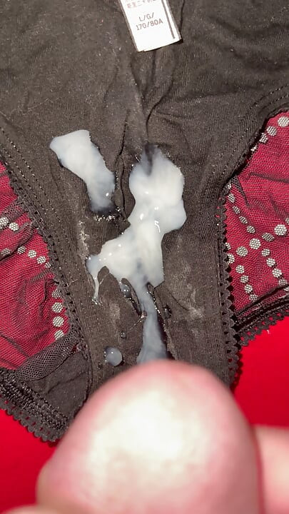 Cum on wife’s panties 54
