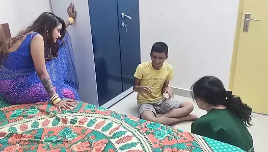 Two Girls Seduced a Young Boy and That Boy Fucked a Girl