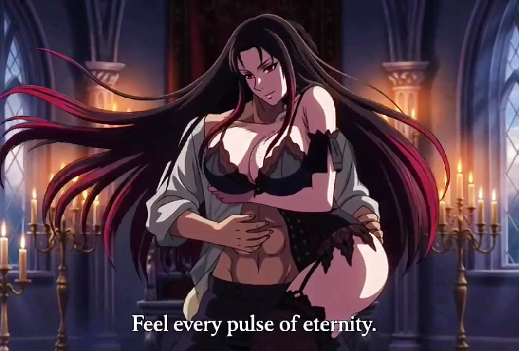 Gothic Vampire Queen Seduces Mortal Lover Into Forbidden Ecstasy & Eternal Bite