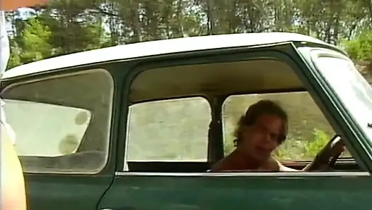 Vintage German anal scene with hot sluts