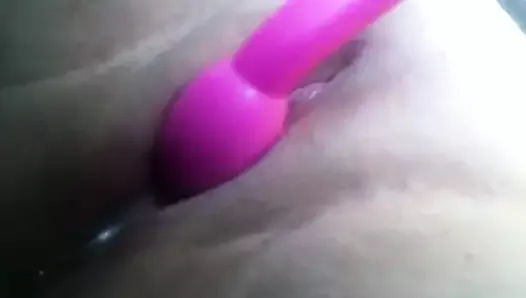 Bubbles dripping pussy