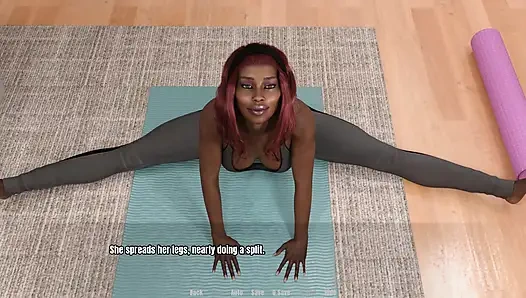 Rumah nenek: cewek kulit hitam seksi selingkuh dari suaminya saat dia lagi nonton tv ep 61