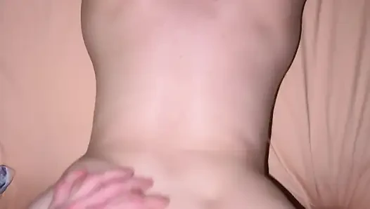 Rough Flashlight Doggy & Missionary with Petite Brunette - She Begged For Hard Sex