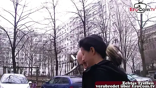 German grandpa asks wife on the street for sex