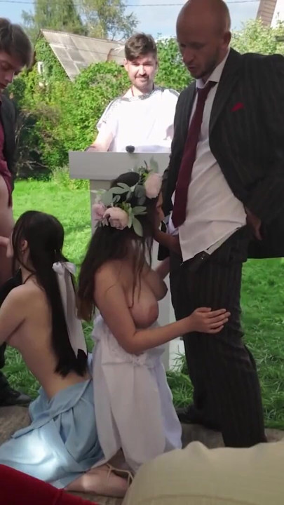 BRIDE4K. Will you Cum in my Mouth to tie us Together in Holy Matrimony? | Clip 1