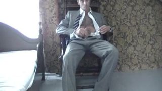 Hairy hunk in a suit