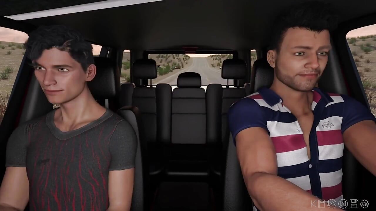Summer Vacation - Two Friends Rubbing Cocks and Cum Together