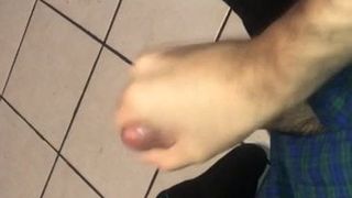 Cumshot Latino jerkoff in boxers and socks