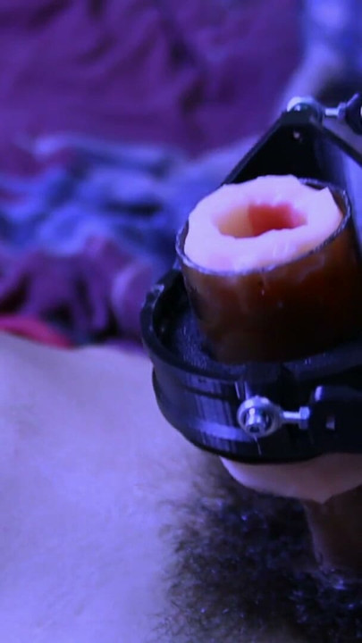 The longest bdsm automatic masturbation in the world to a juicy orgasm | Clip 3