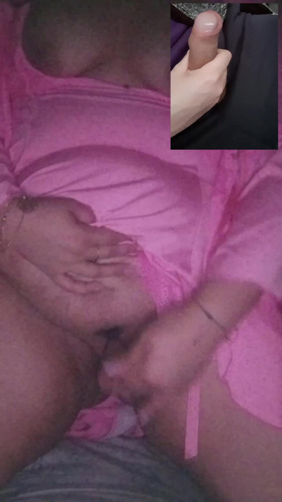 Hot Discord Session: She Moans Fucking Dildo, He Beats Off