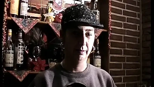Amatuer German whore fucks her pussy with a big dildo
