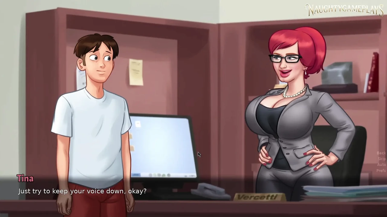 Milf With Huge Boobs Getting Fucked By Big Dick - Summertime Saga Part 47 By DarkCookie - 3D Game