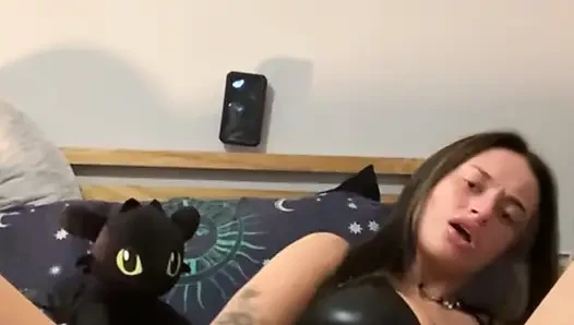 Virgin ass Scottish teen watch her ride that dildo and moan