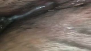 Blanke Portugese bbw pawg kreunt van grote zwarte lul anaal