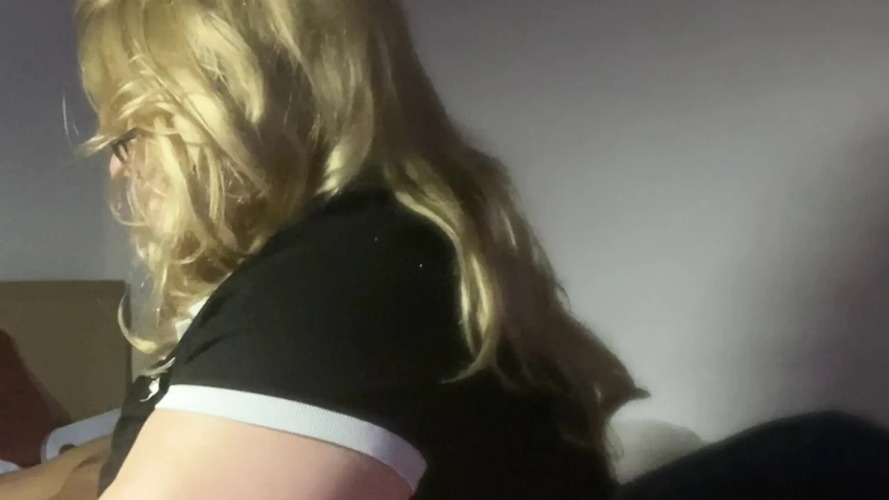 sensual blonde granny drains BBC balls for huge cum load when nobody is home