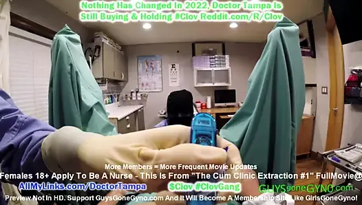 Extraction de sperme n ° 1 sur le docteur Tampa, emmenée par des pervers médicaux non binaires à "la clinique du sperme"! film complet guygonegynocom