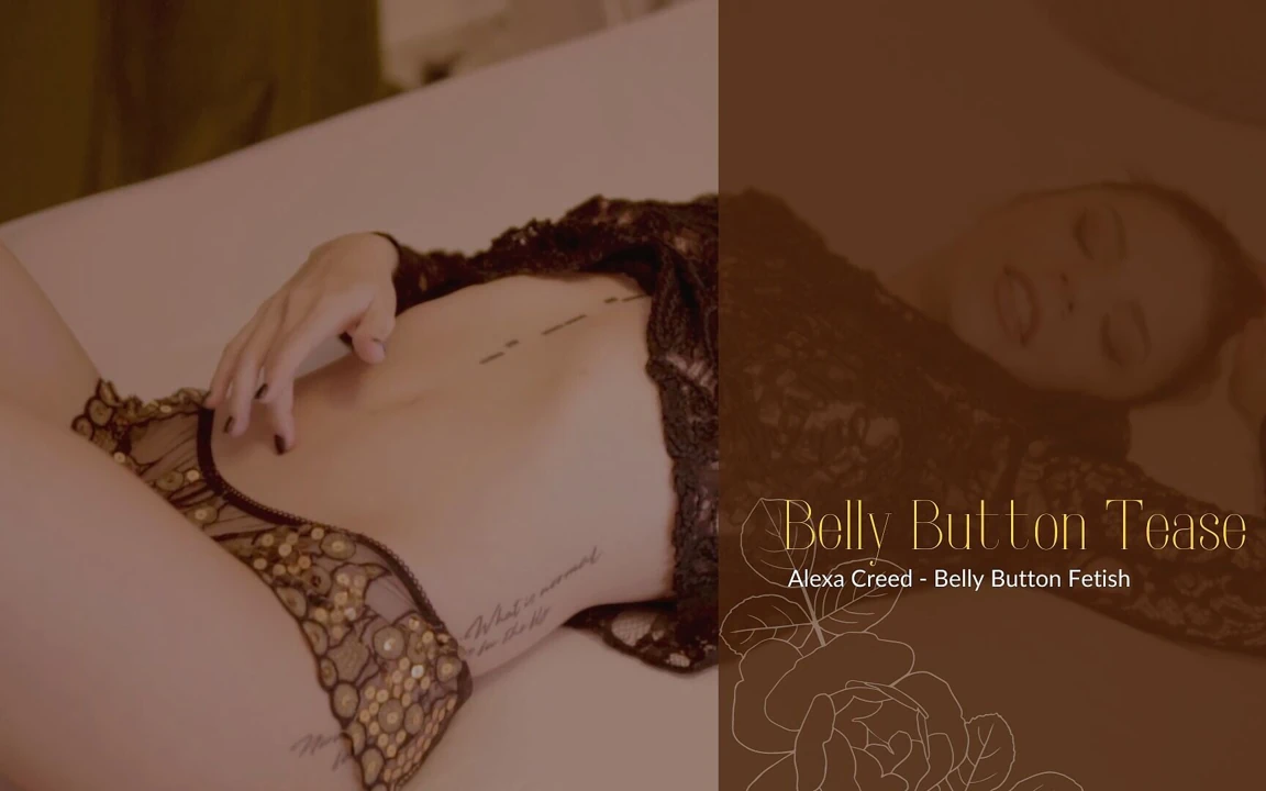 Get Teased by Alexa Creed's Hot and Sexy Belly Button!
