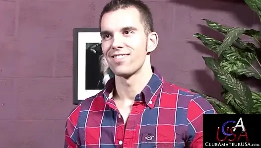 Tall Muscular Dylan Hauser Has His Dick Stroked and Massaged Vigorously