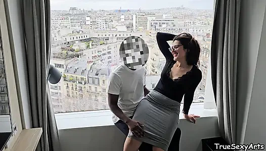 Laure Zecchi 4K горячая французская брюнетка парижская попка вызов кримпай с секс-другом