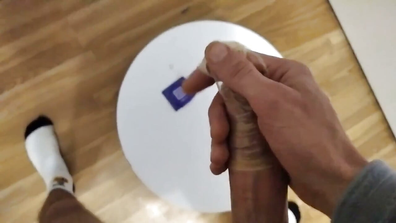 The Dude Found a Condom at Home, but Stepdaddy's It's Too Big and It Won't Fit