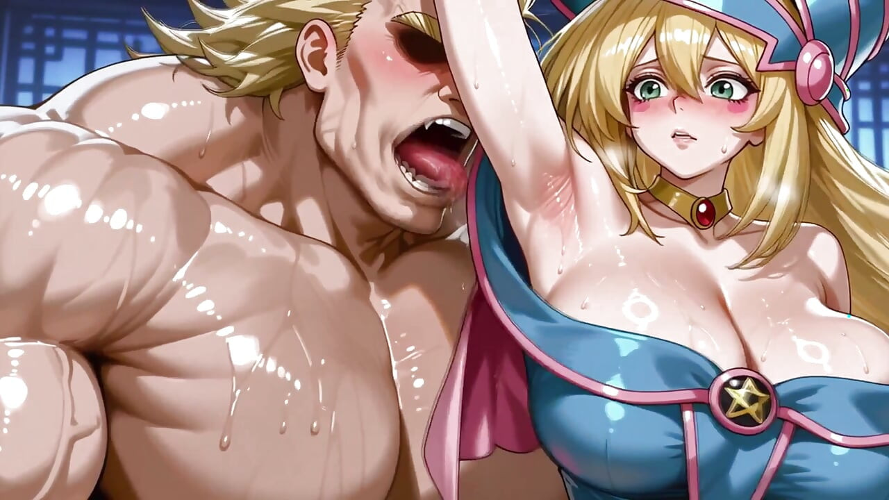 All Might (mha) X Dark Magician Girl (yugioh)