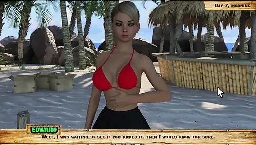 Pulau Lewd #7 - menjelajahi pantai