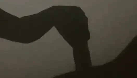 Vorspiel, schattenshow mallu-mädchen