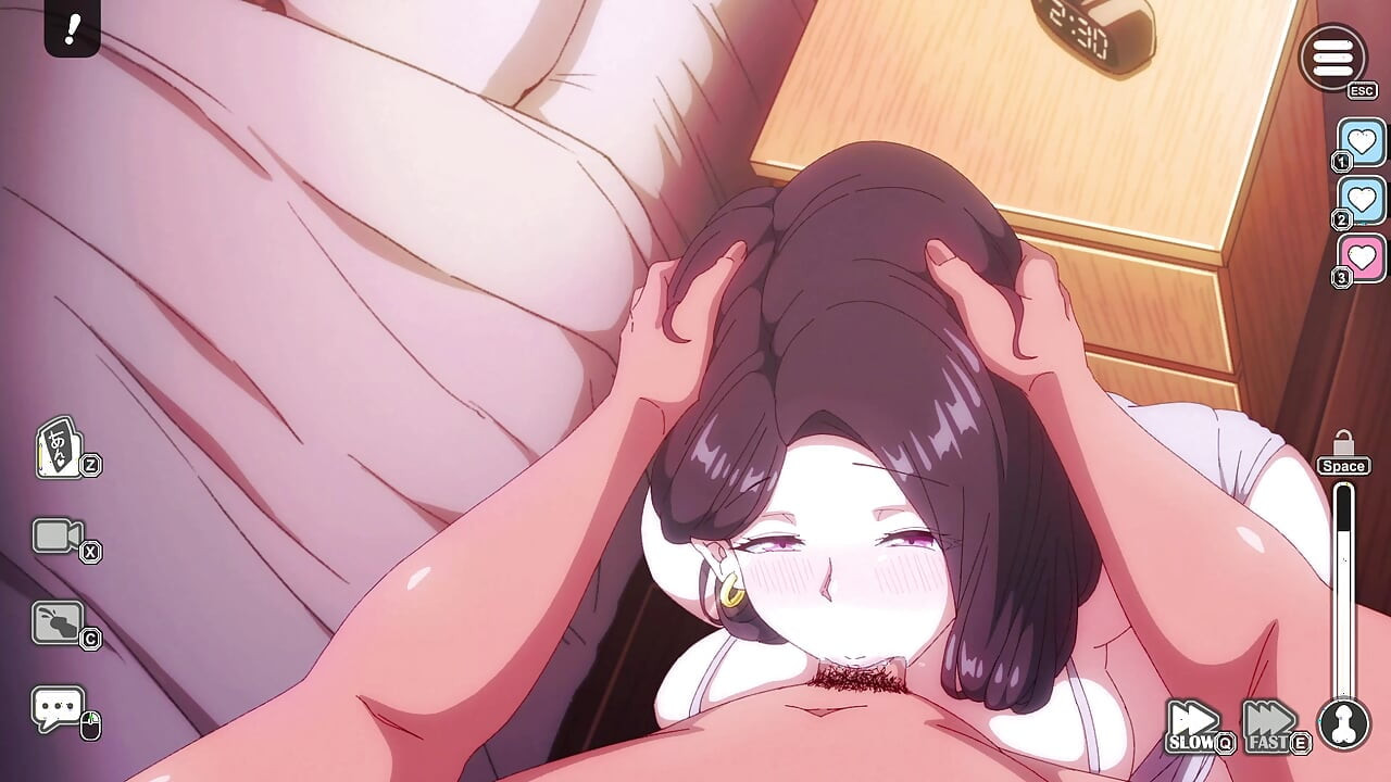 Mommy waits for everyone to sleep to get into mischief with her hentai stepson - Kinjo no Hitozuma