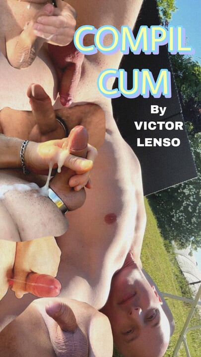 Compilation cumshot of a little gay